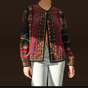 Saxton Hall velvet jacket